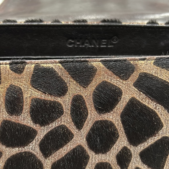 Chanel Authentic Excellent Condition Pony Calf Skin And Leather Hand Bag - Picture 16 of 17